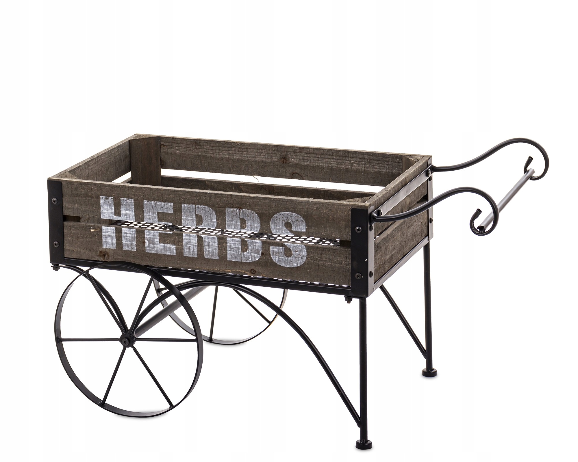 Krabička Štýlový Držiak Na Kvetináč Vozík do záhrady Stojan na kvety Retro Vintage