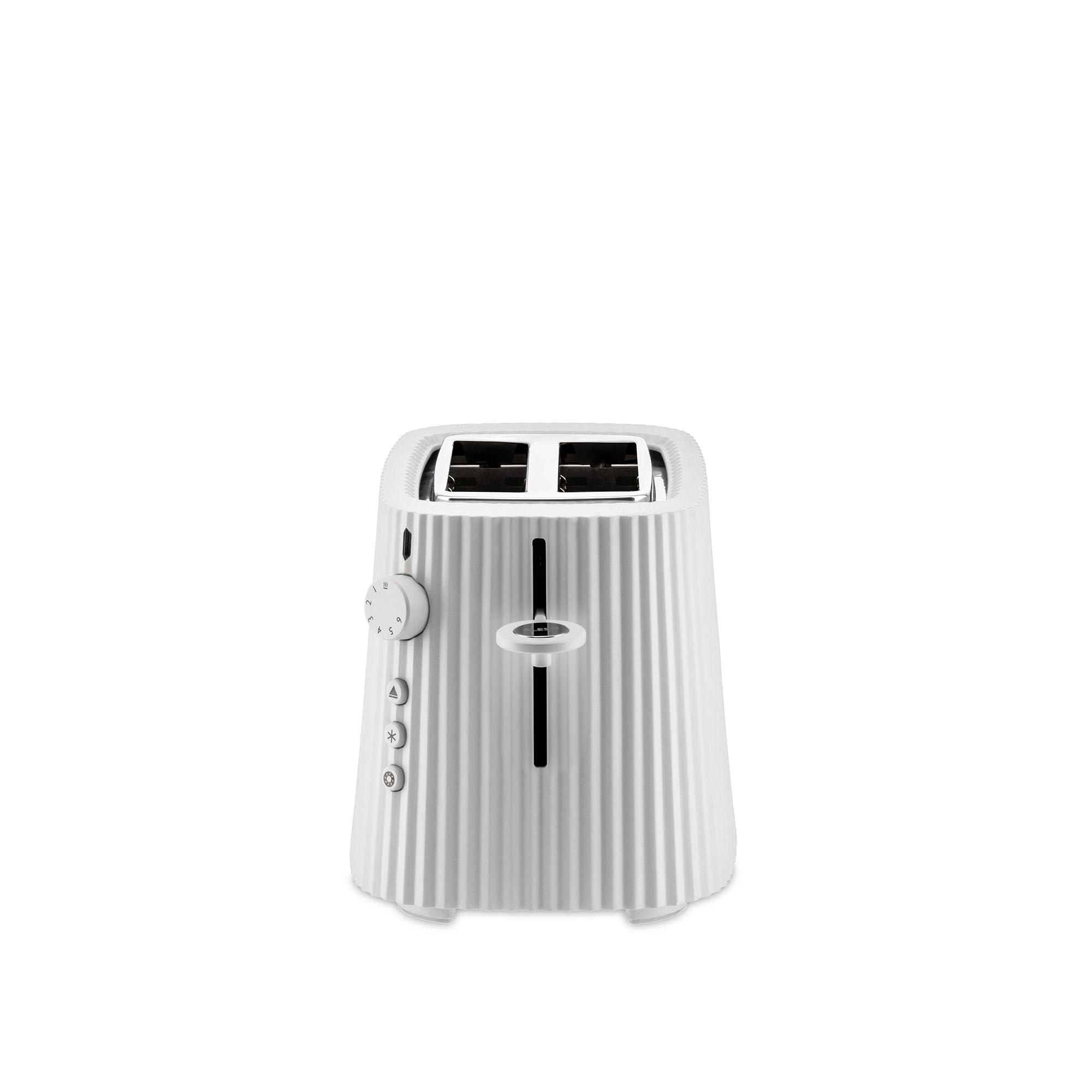 ALESSI Plissé Toster 850W Biały Sześć Poziomów Opiekania Europejski Wtyk — miniatura 2