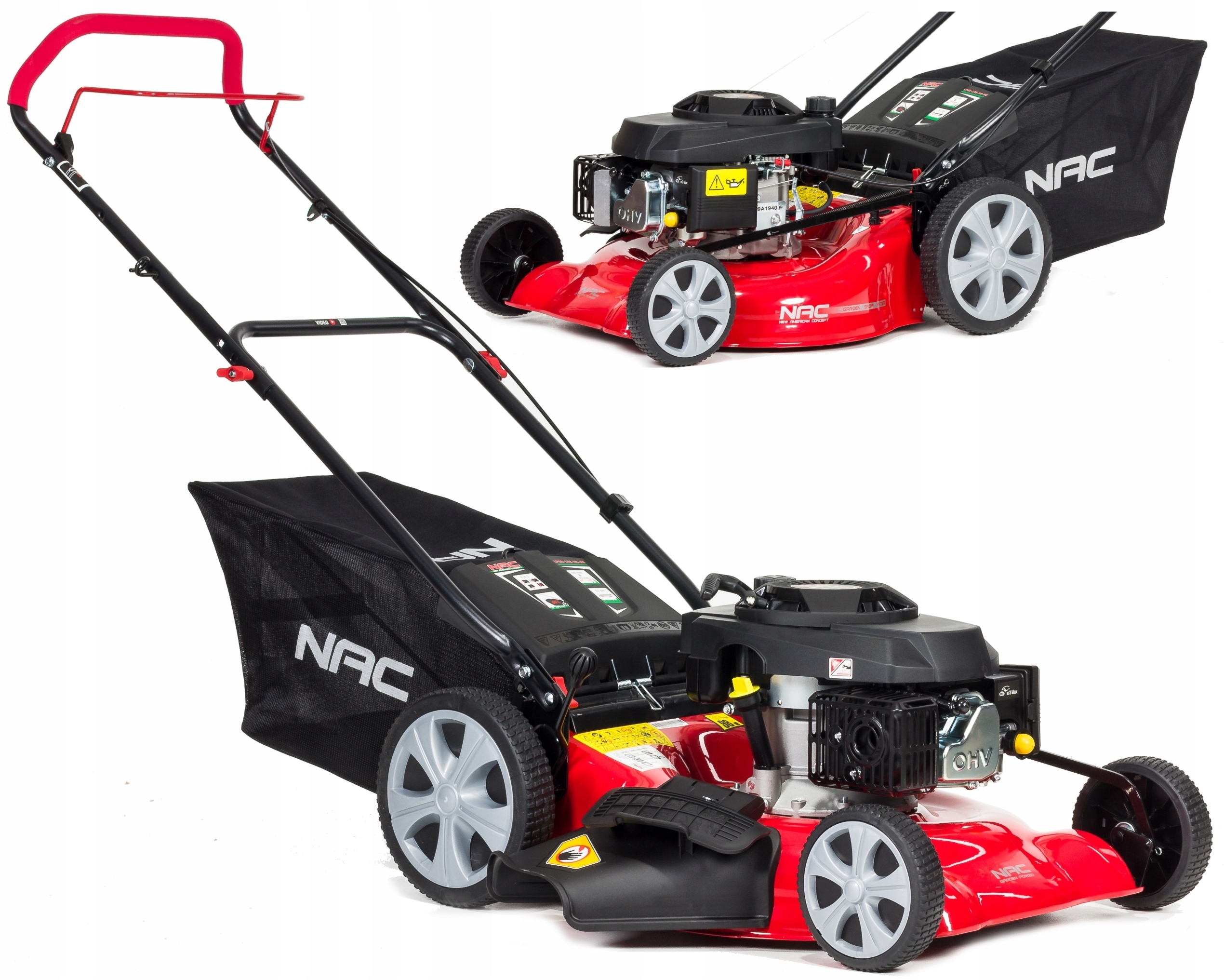 Kosiarka Spalinowa Nac LP50-146-HS-NG 146CM3 51CM Mulczowanie Wyrzut Boczny