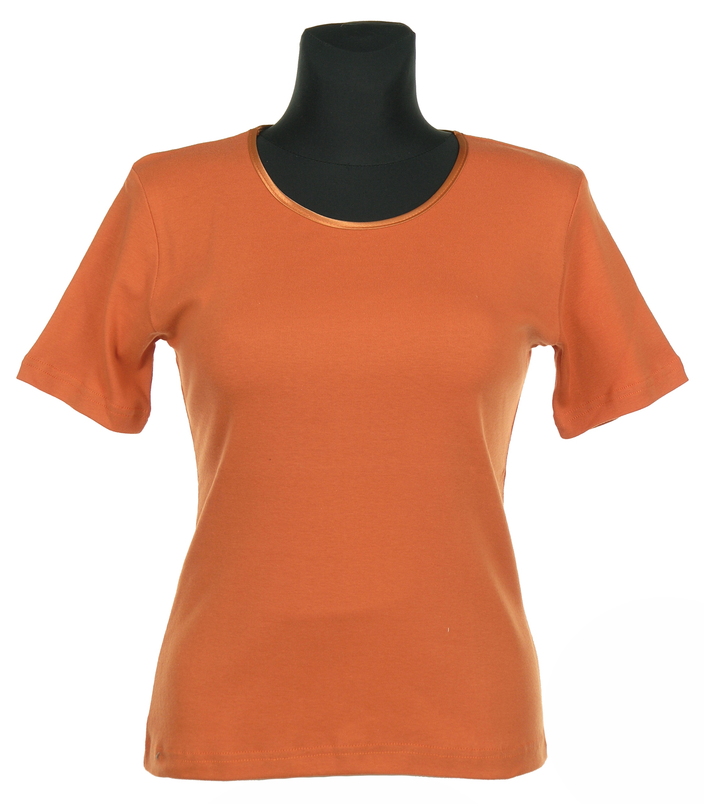 

Bluzka Bawełna Krótki Rękaw kolor rudy R. M 38/40