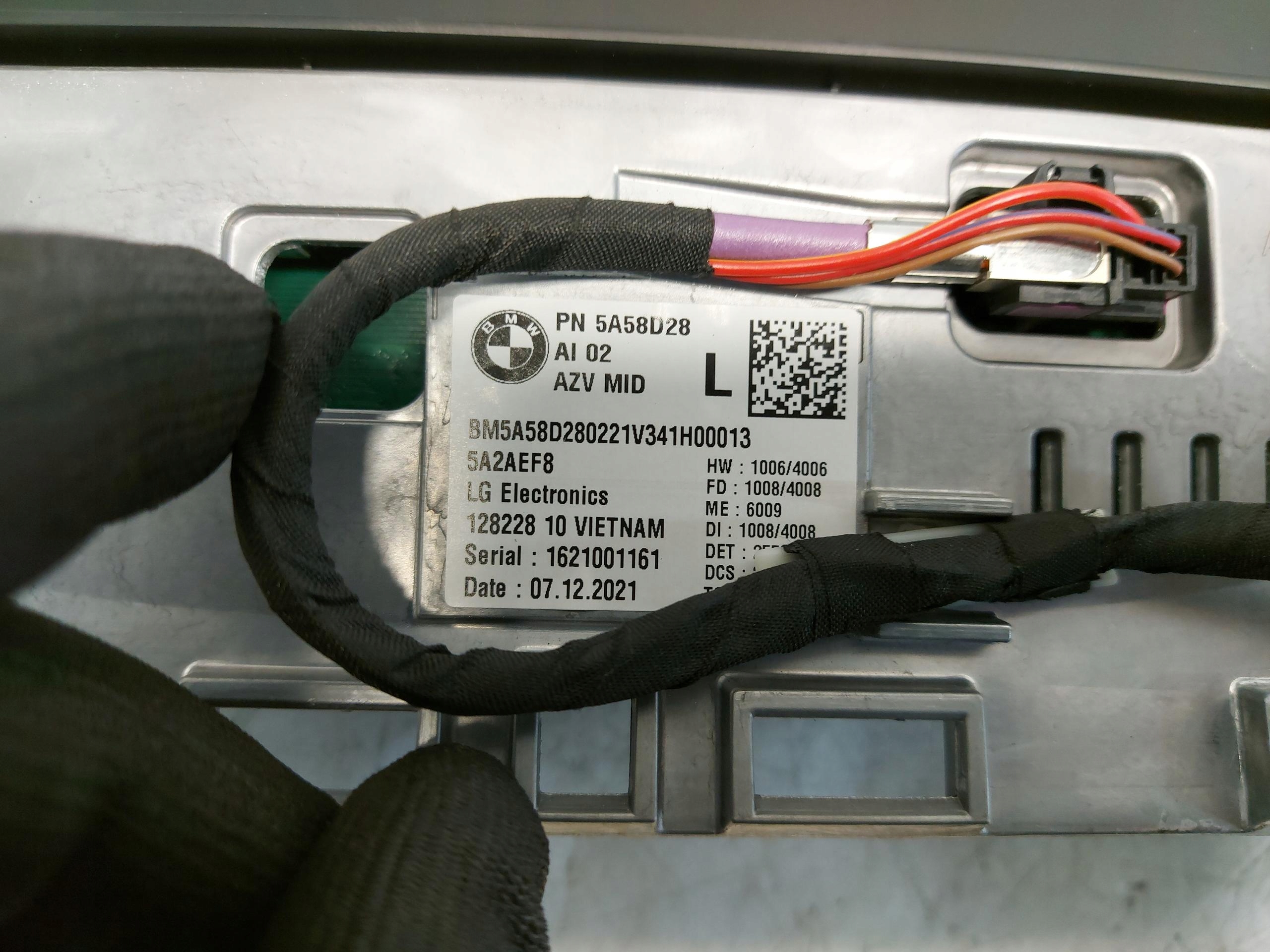 BMW U06 220d EKRAN display dials RHD ANGLIK 5A58D28
