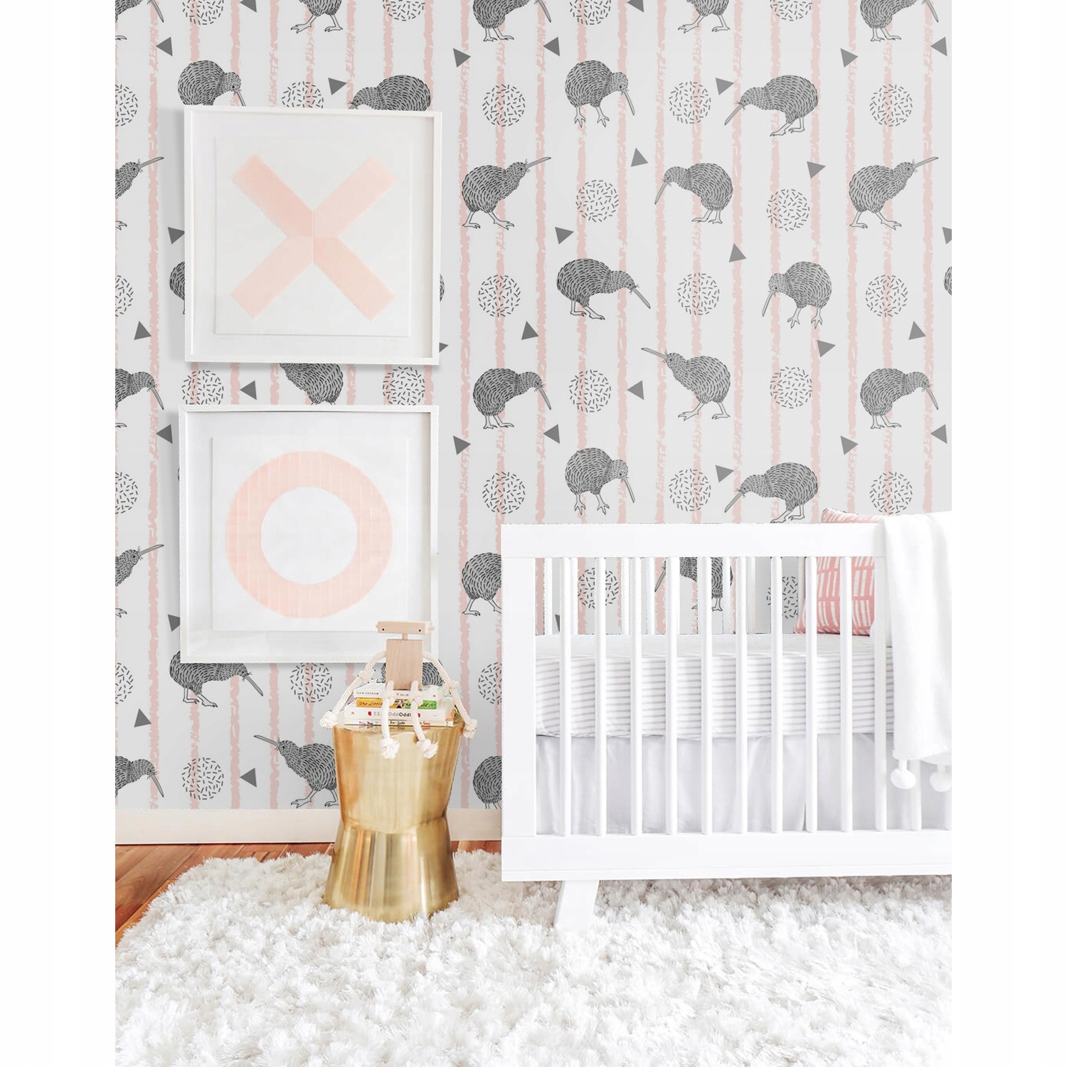 

Fototapeta Wzór pasków ze zwierzętami 152x104 cm