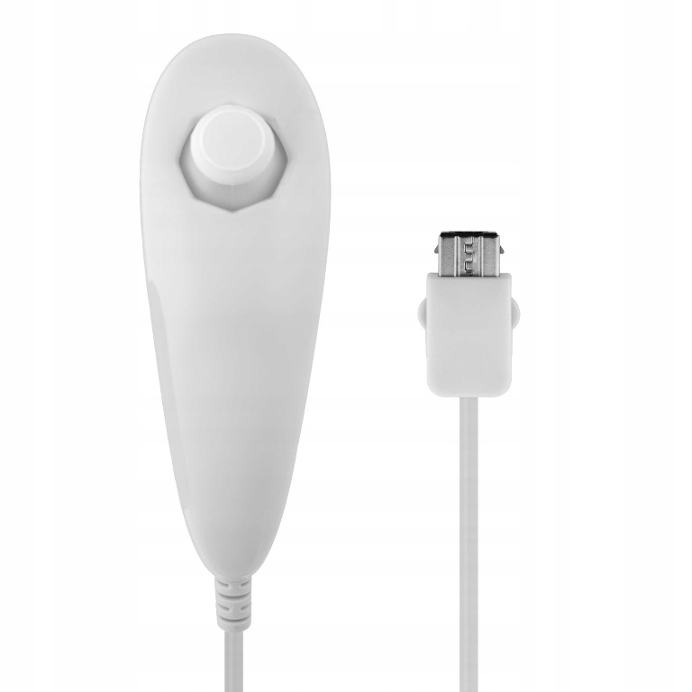 You2K Kontroler dodatkowy nunchuck gruszka do konsoli Wii / Wii U biały