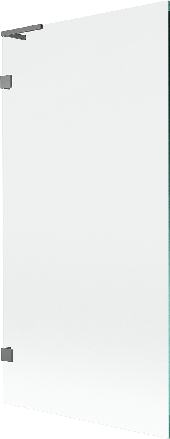 Mexen Lunar L vanová zástěna jednokřídlová 90 x 150 cm, transparentní, gun