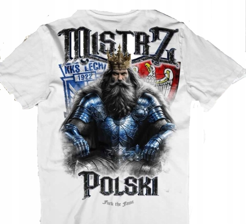 Koszulka Lech Poznań Mistrz Polski 2025 Biała r. L