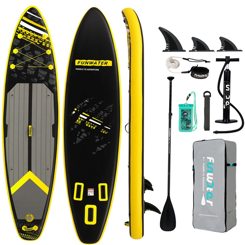 Funwater 350X84X15CM Deska Sup Pompowana Paddleboard Zestaw Pompka Torba Pl
