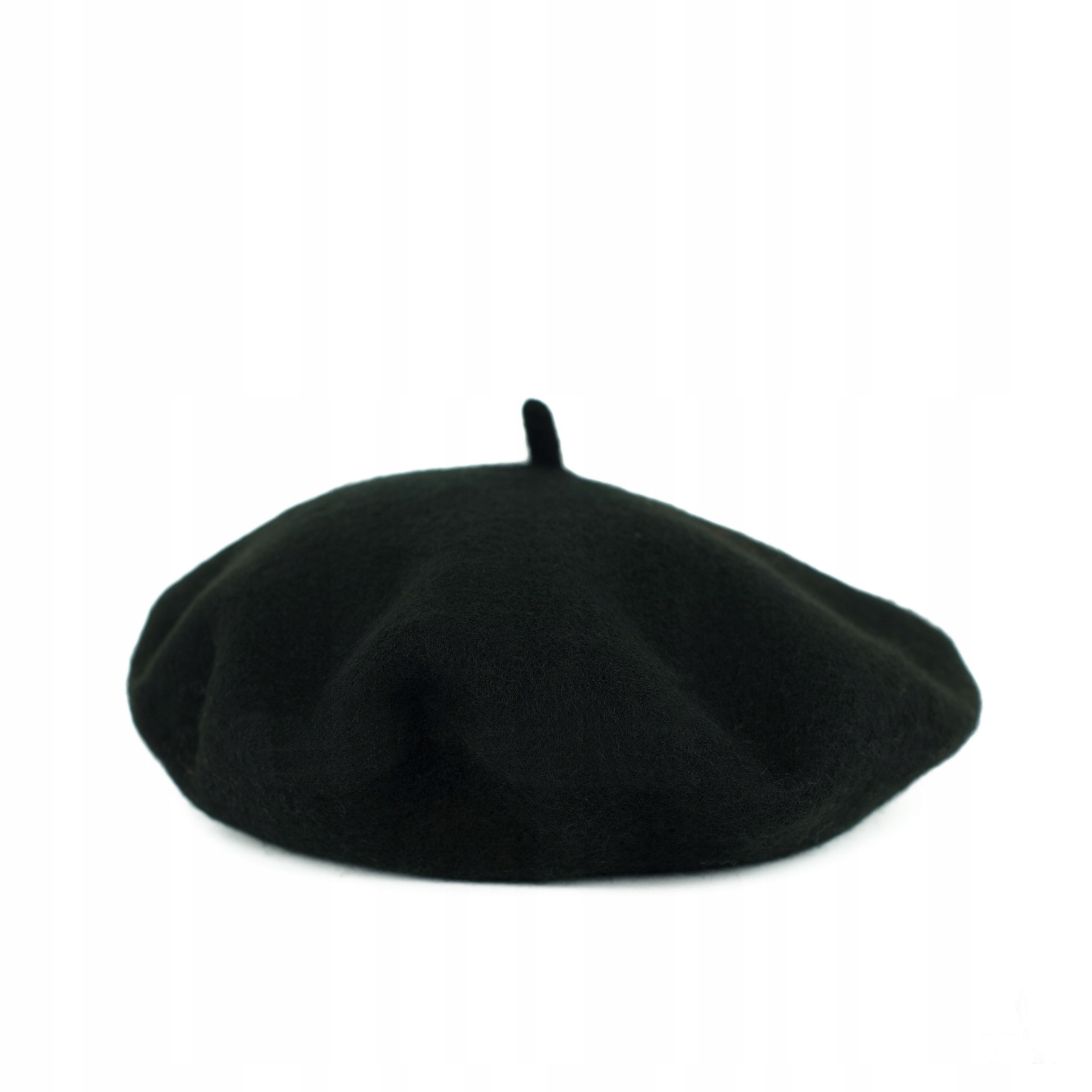 

Klasyczny wełniany beret z antenką miękki