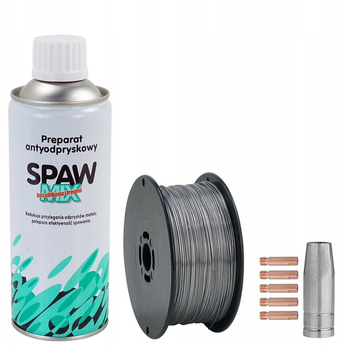 

Drut spawalniczy Samoosłonowy Flux zestaw