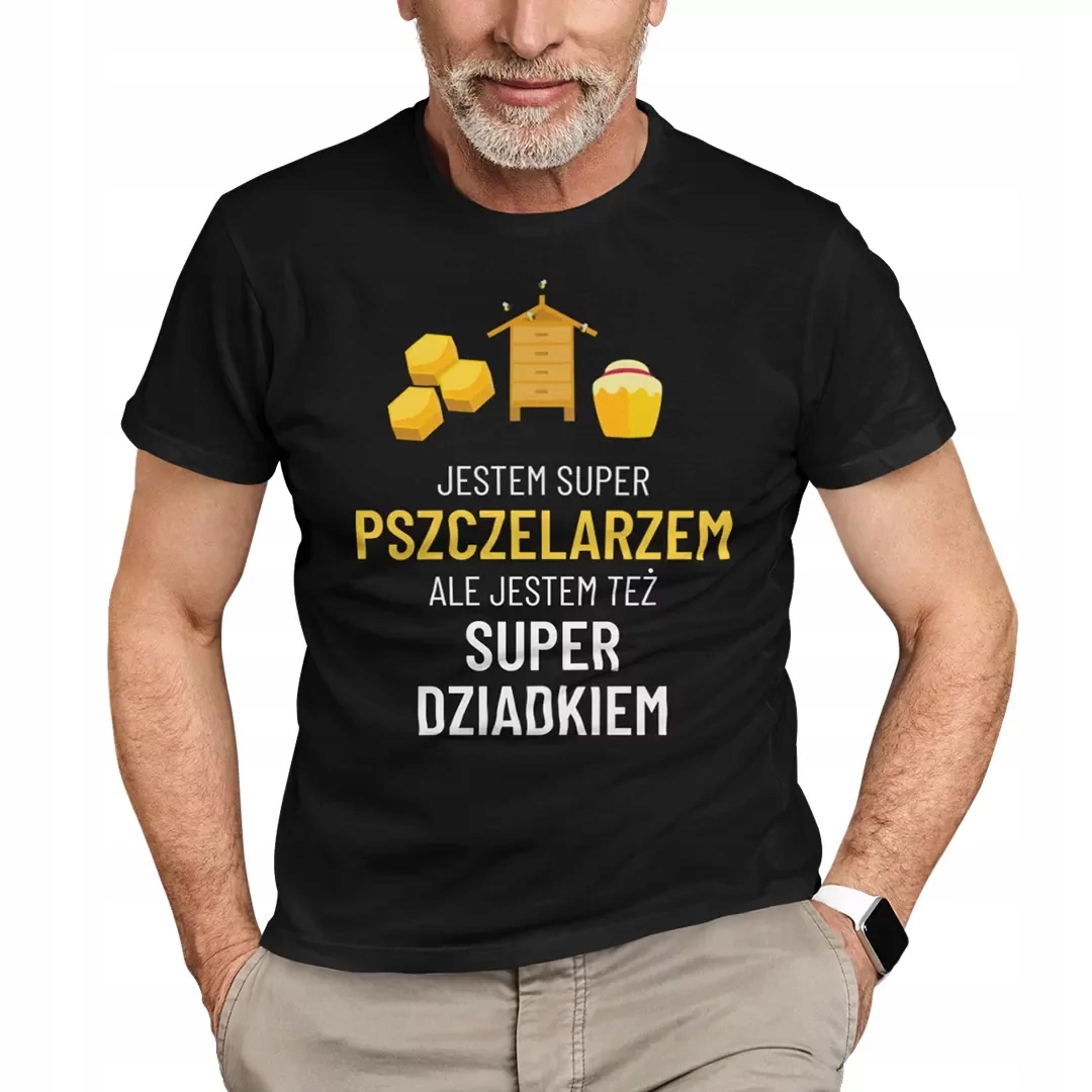 

Dla Dziadka Pszczelarza Śmieszna Koszulka