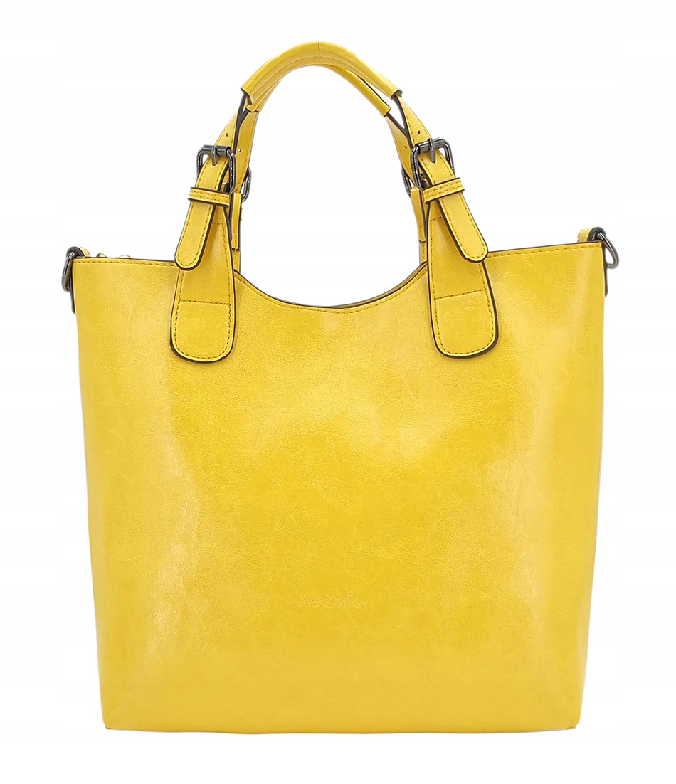 Žlutá klasická dámská kabelka Ines Delaure