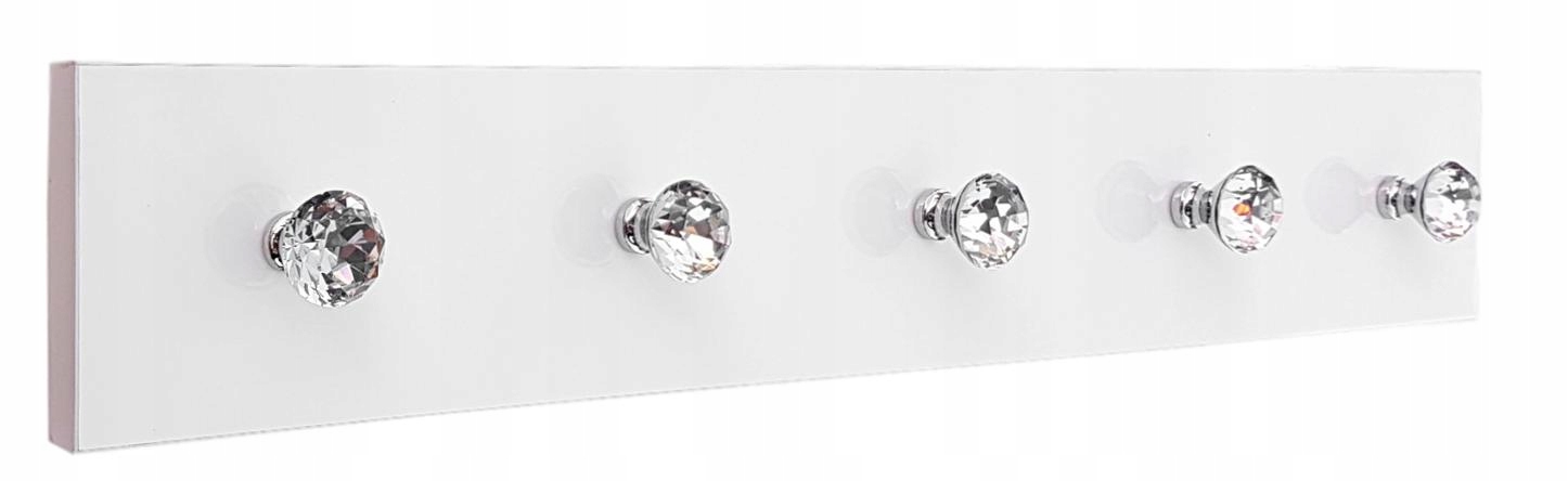 

Wieszak Ścienny Kryształ Czarny Biały Połysk I Mat