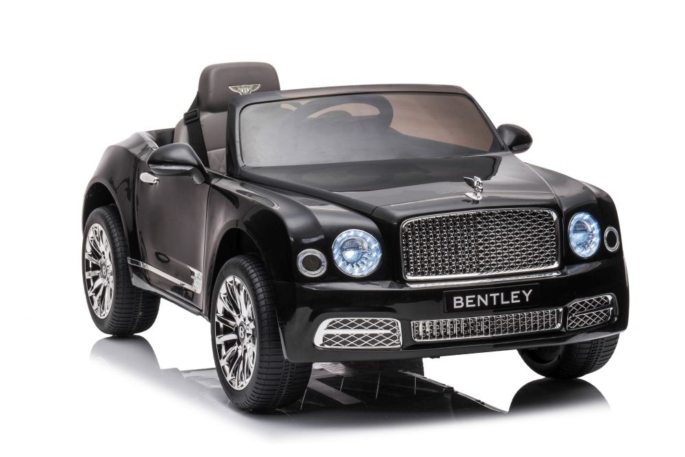 Auto na akumulator Bentley Mulsanne czarne 121x60x34 cm dla dzieci