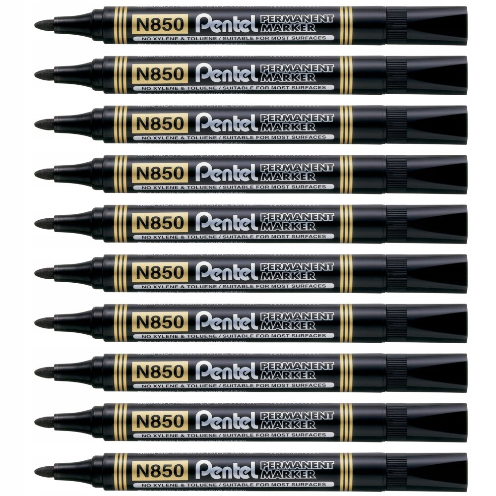 

Marker Permanentny Pentel N850 Okrągły Czarny