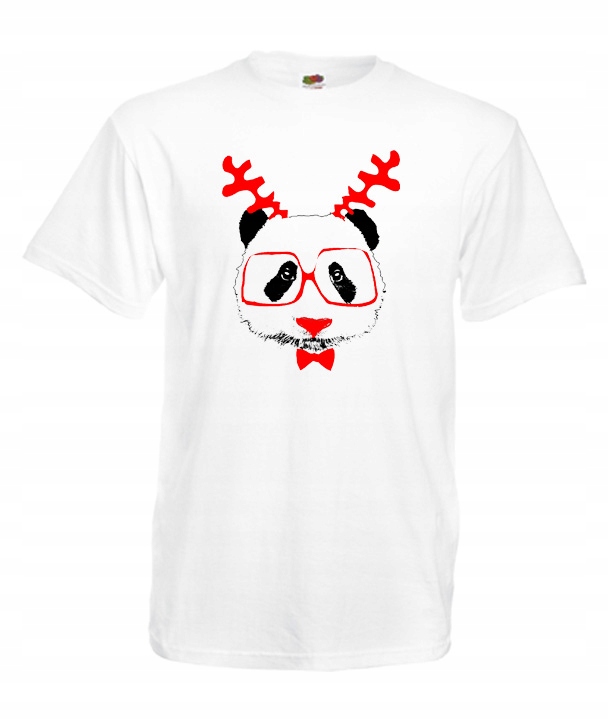 

M Koszulka Męska Panda Miś Misie Bądź Sobą Wzór