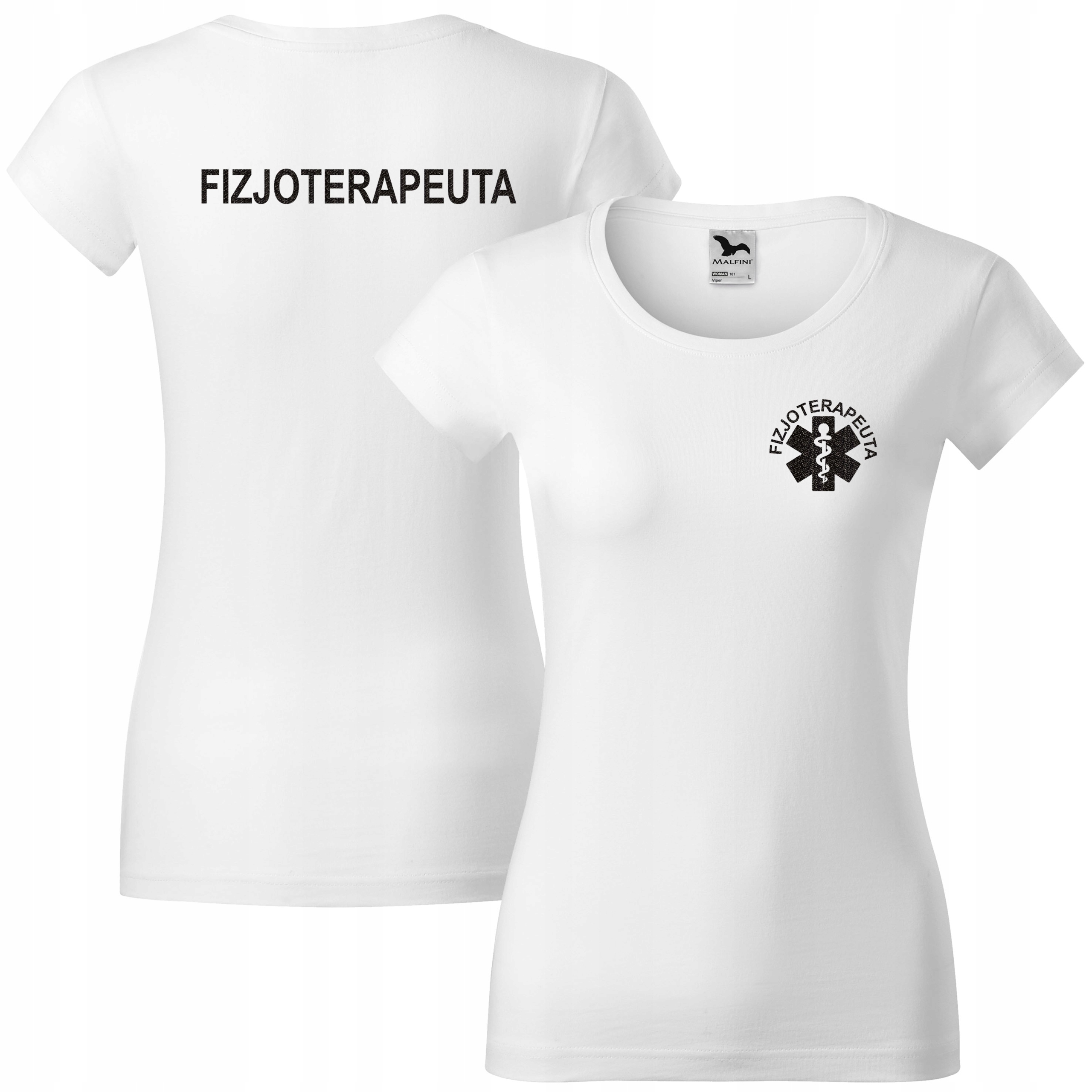 

Haft Damska koszulka Fizjoterapeuta roz S