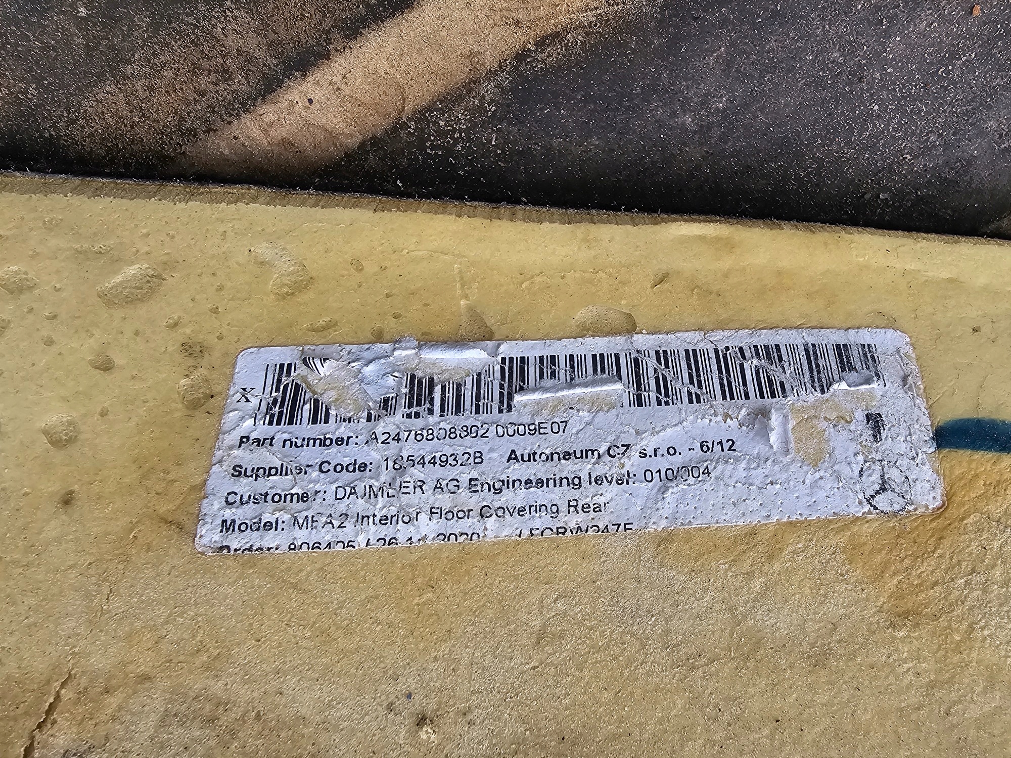 MERCEDES GLA H247 20- зад A2476808802 америка