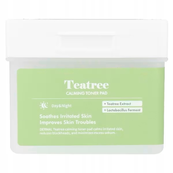 Teatree Calming Toner Pad Płatki nasączone tonikiem Łagodzą