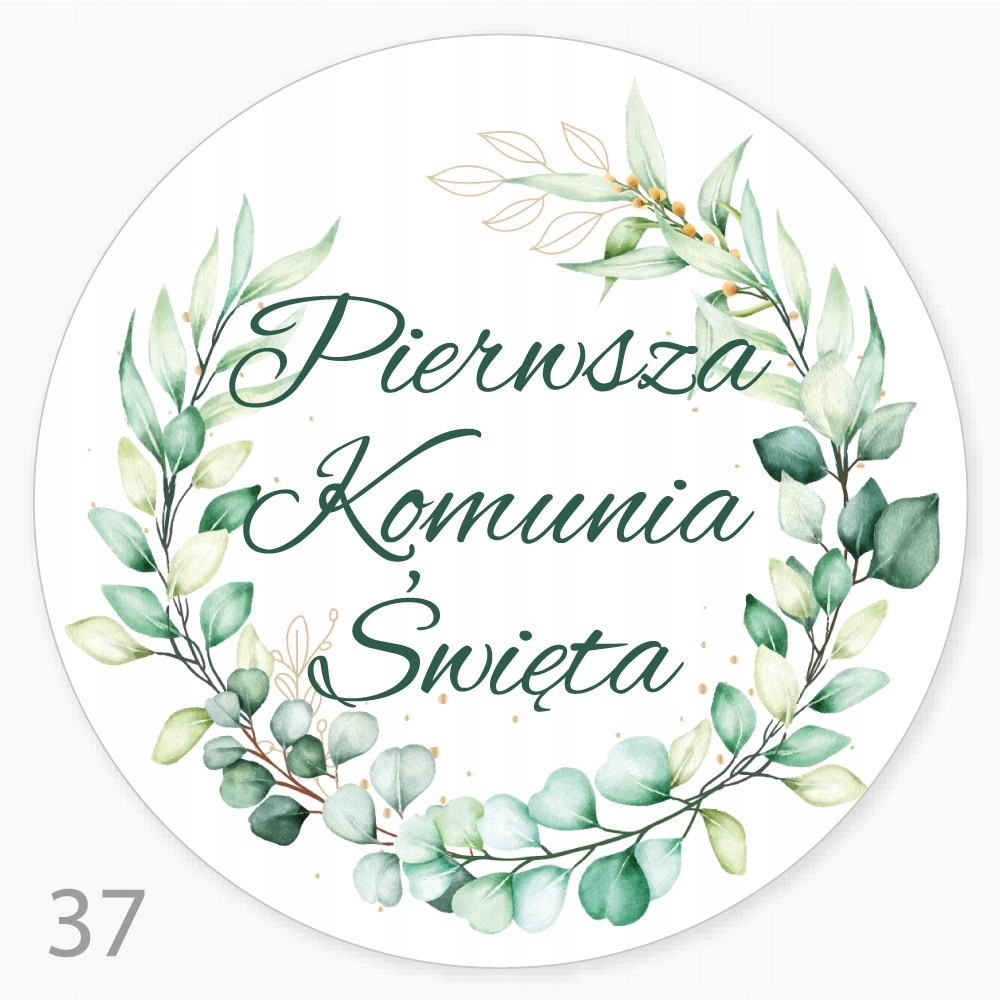 

Naklejki na Komunię Świętą zaproszenie 48