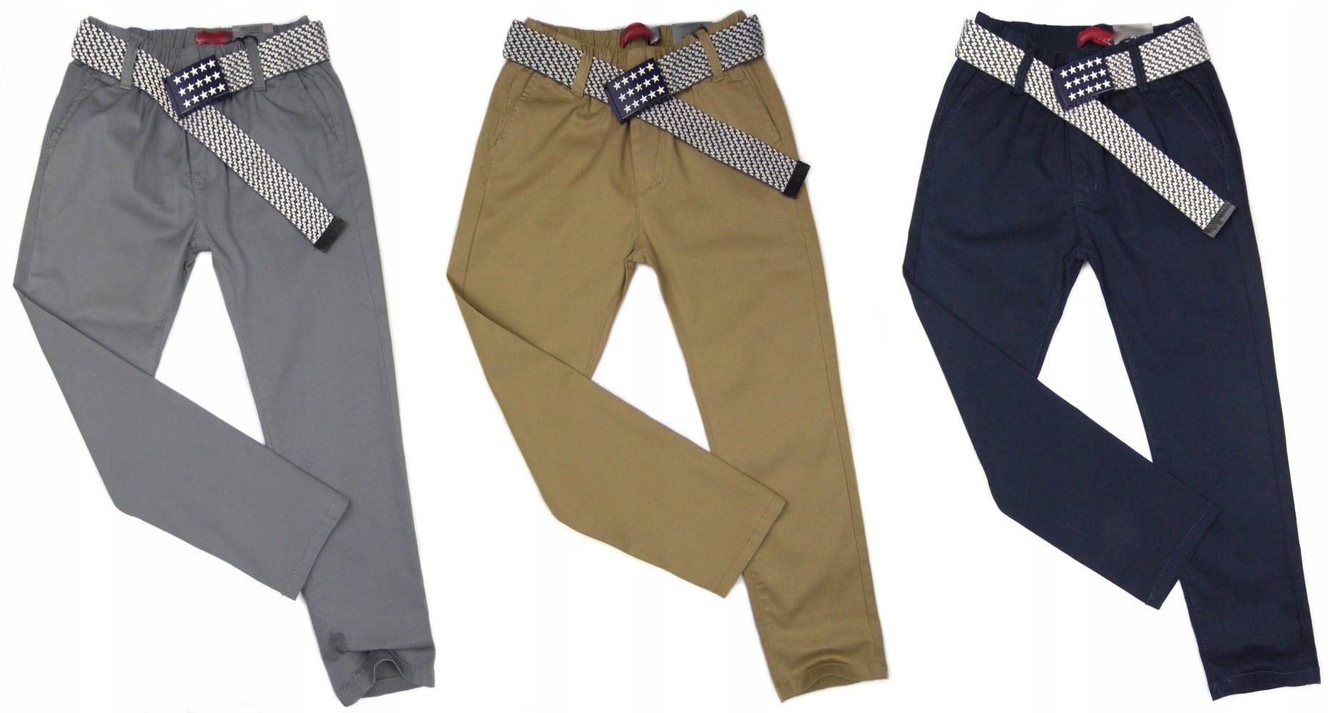 

3-pak spodnie Wizytowe 313 na gumce 3Y elastyczne