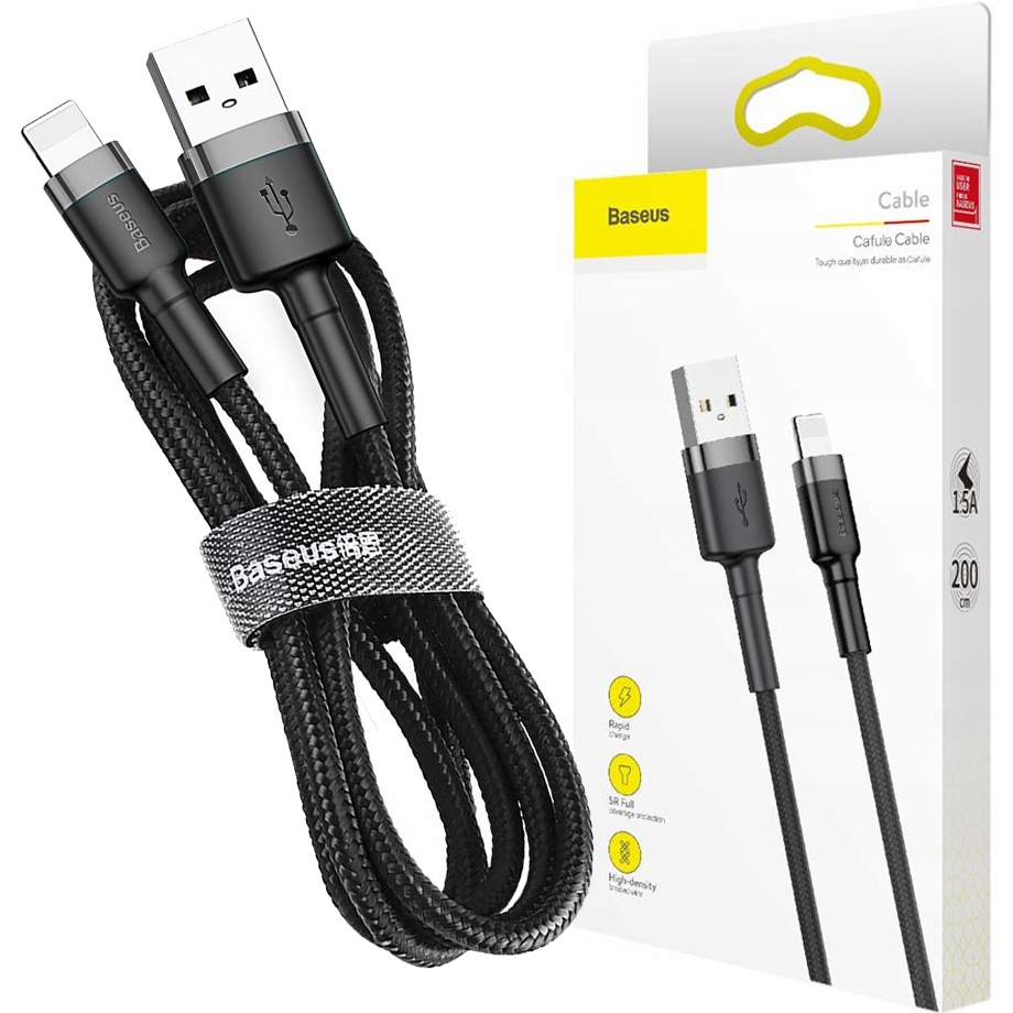 

Baseus Szybki Kabel Usb Do Iphone 1.5A Qc 2M