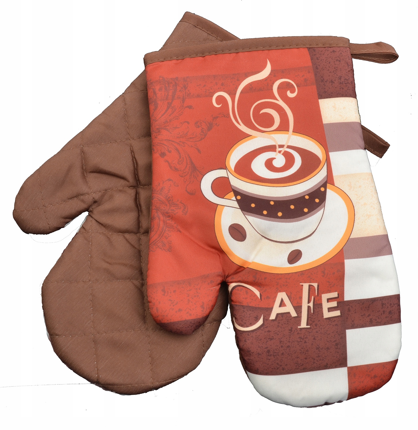 

Komplet 2 rękawic kuchennych z magnesem Coffee