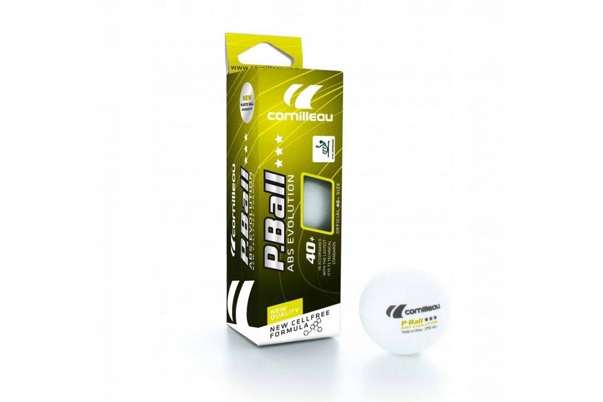 PIŁECZKI DO TENISA STOŁOWEGO P-BALL ITTF 3 SZT. Marka Cornilleau