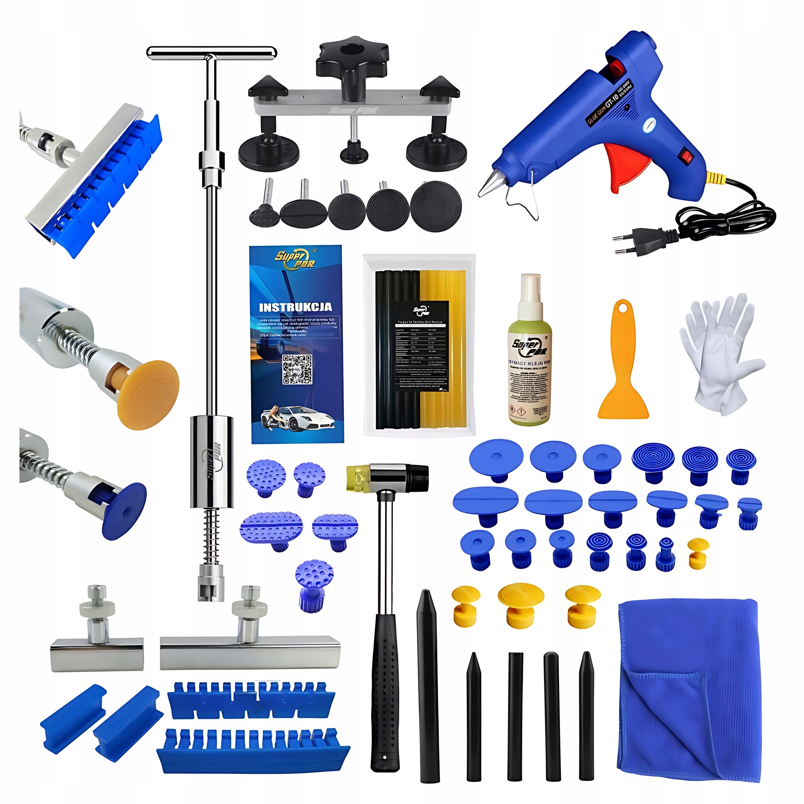 Sada na odstraňování promáčklin XXL Opravný nástroj pro vytahování promáčklin