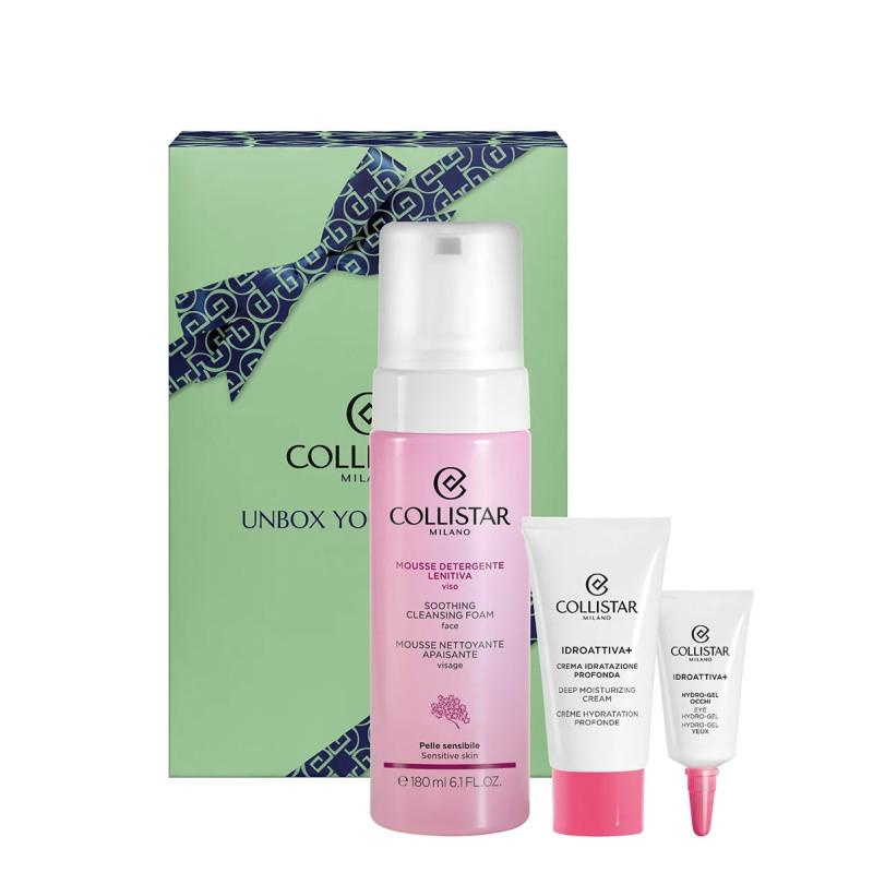 Collistar Unbox Your Beauty Sada mus180 ml krém 25 ml gel pod oči 5 ml