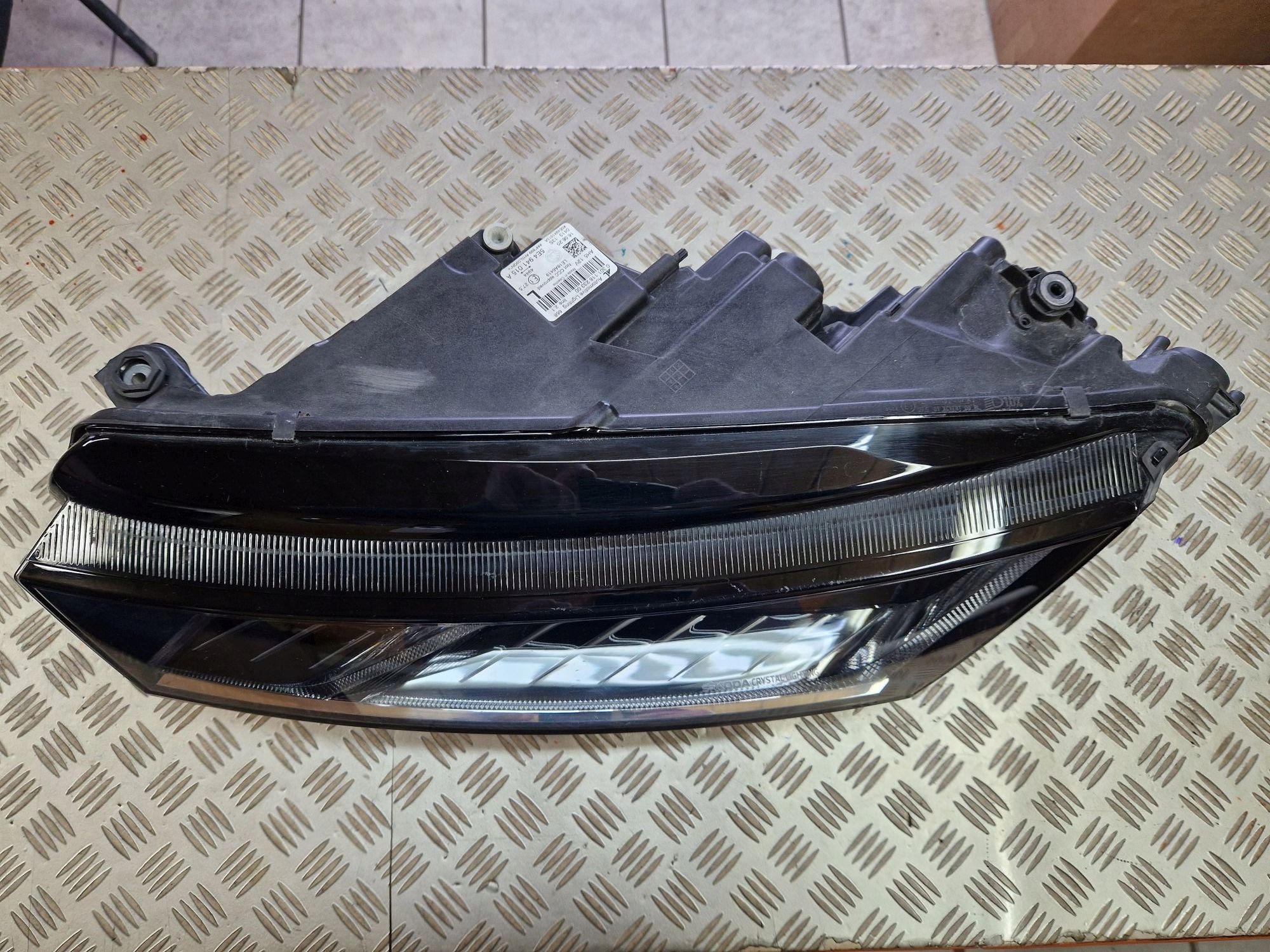 light left front FULL LED CRYSTAL SKODA OCTAVIA IV 2019R->