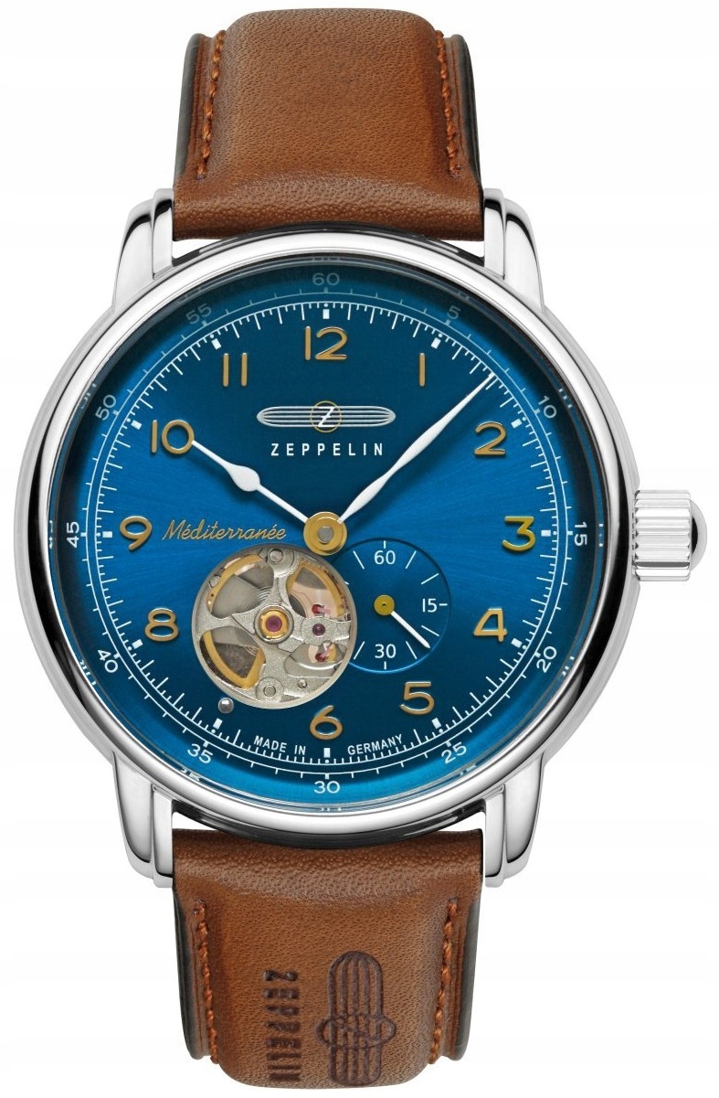 Nový Originální Pánské hodinky Zeppelin Mediterranee 96663 automatický pásek