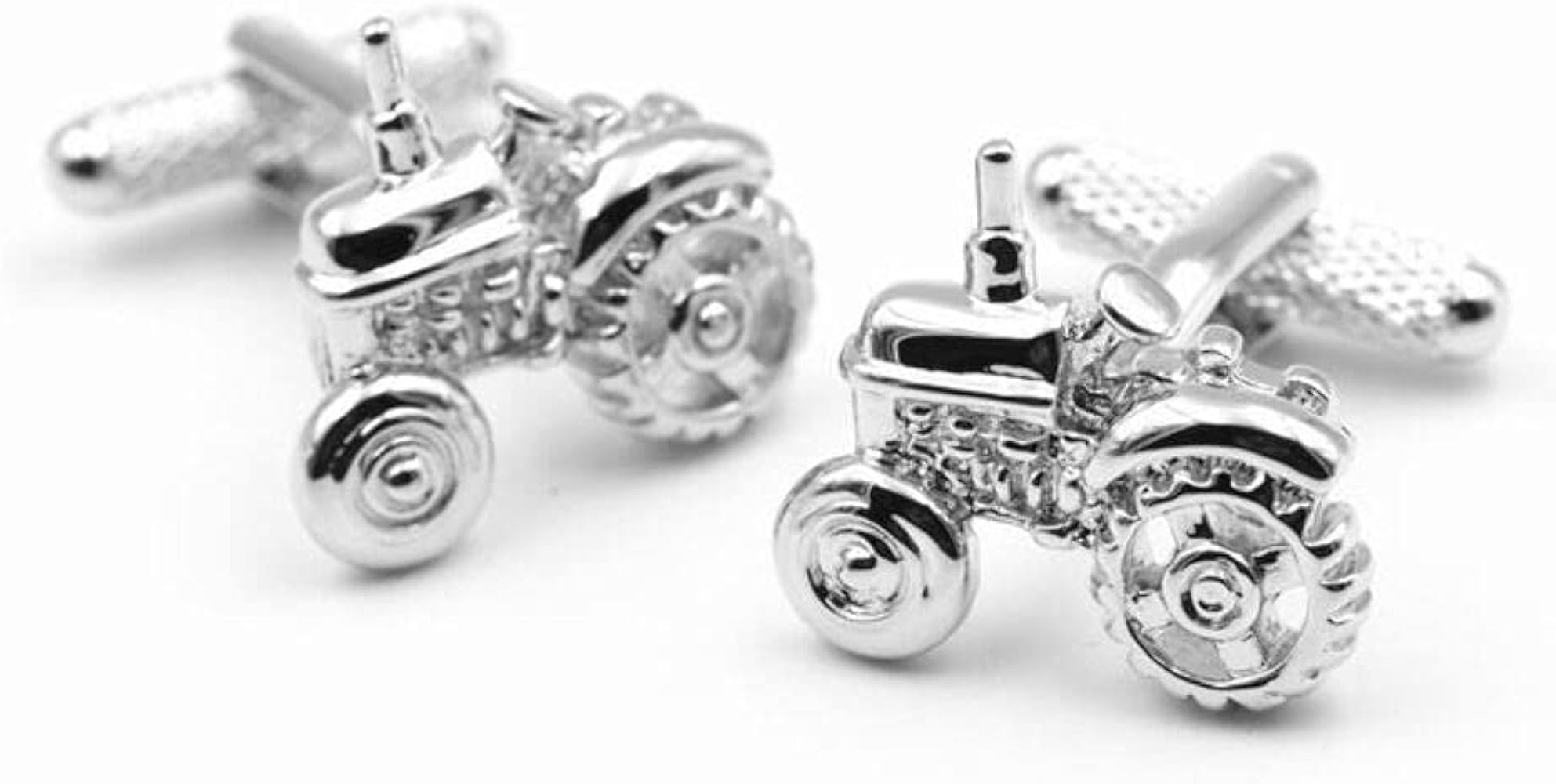 Spinki do mankietów Traktor Chrom dla Rolnika