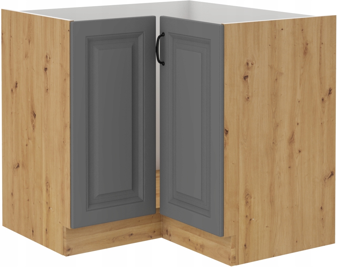 szafka kuchenna narożnikowa szara DUSTGREY SPRING