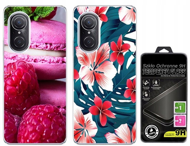 

2 x Etui Silikon Do Huawei Nova 9 Se Szkło