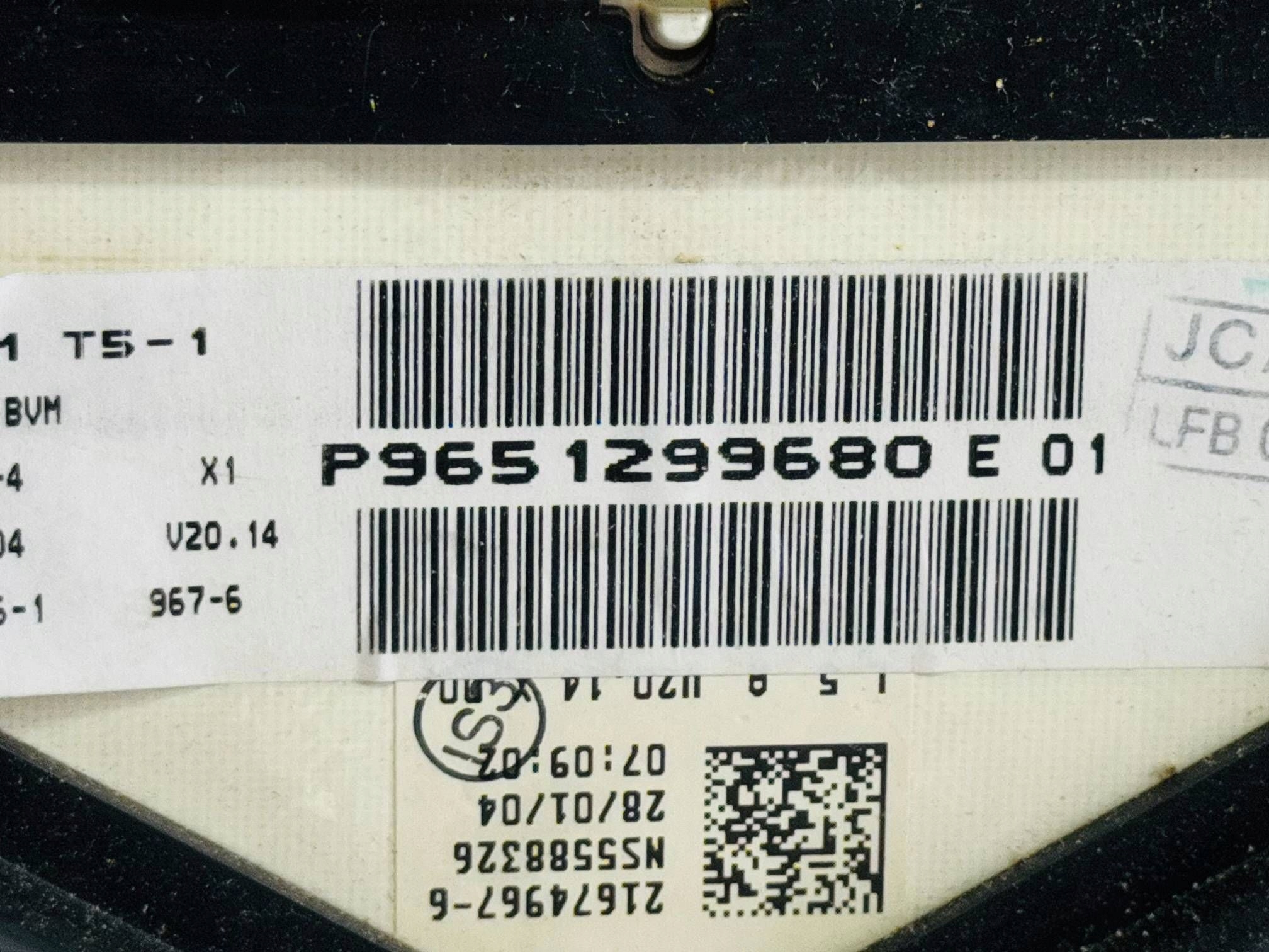 Peugeot 307 dials dials tachometer OE P9651299680E