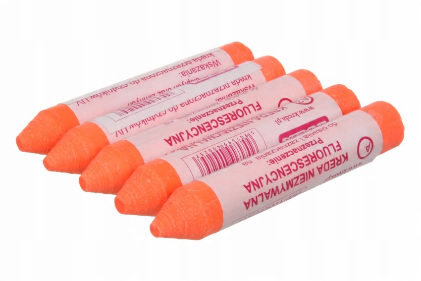 

Kreda Techniczna Fluorescencyjna Pomarańczowa x 5