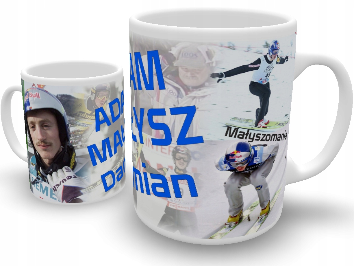 

Kubek Adam Małysz Małyszomania + Imię Prezent