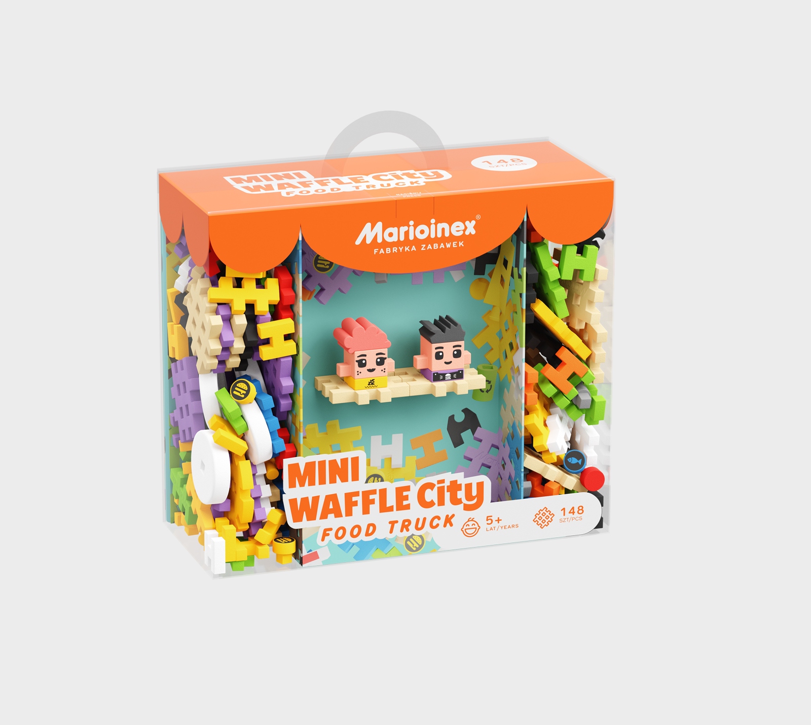 

Marioinex Klocki waffle mini Food Truck 148 el.