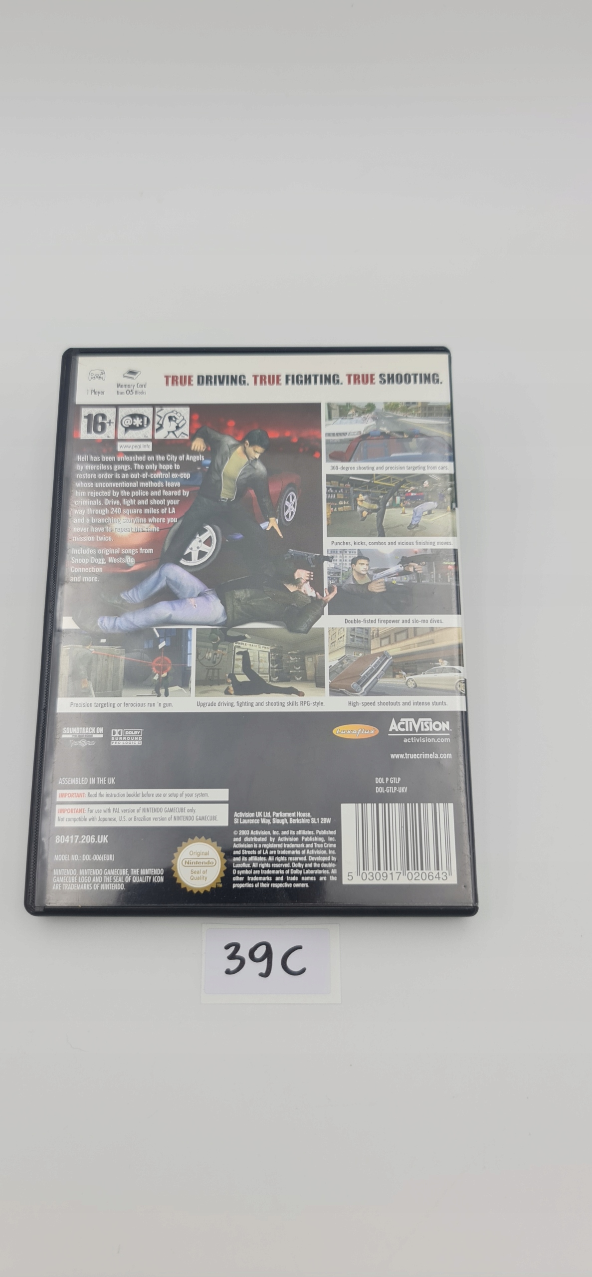 NINTENDO GAMECUBE TRUE CRIME STREETS OF LA Producent Nintendo