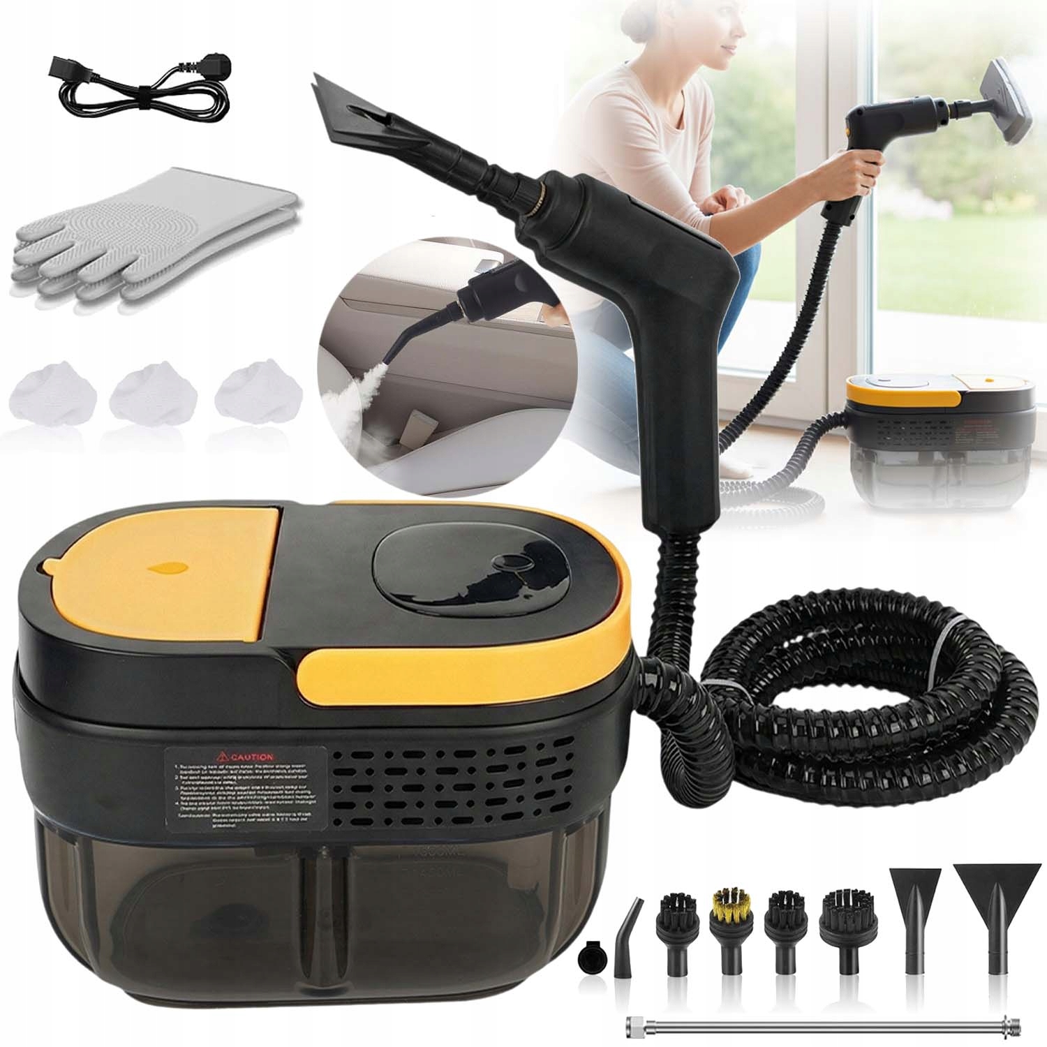 Parní Čistič Oken, Čistič Spár, Čalounění, Parní Čistič, Ruční Čistič, 2500 W