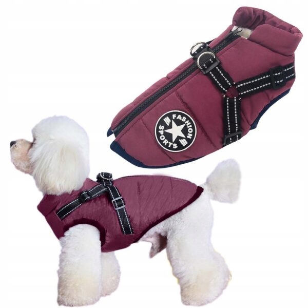 

Kurtka dla psa z szelkami Fashion Sports S