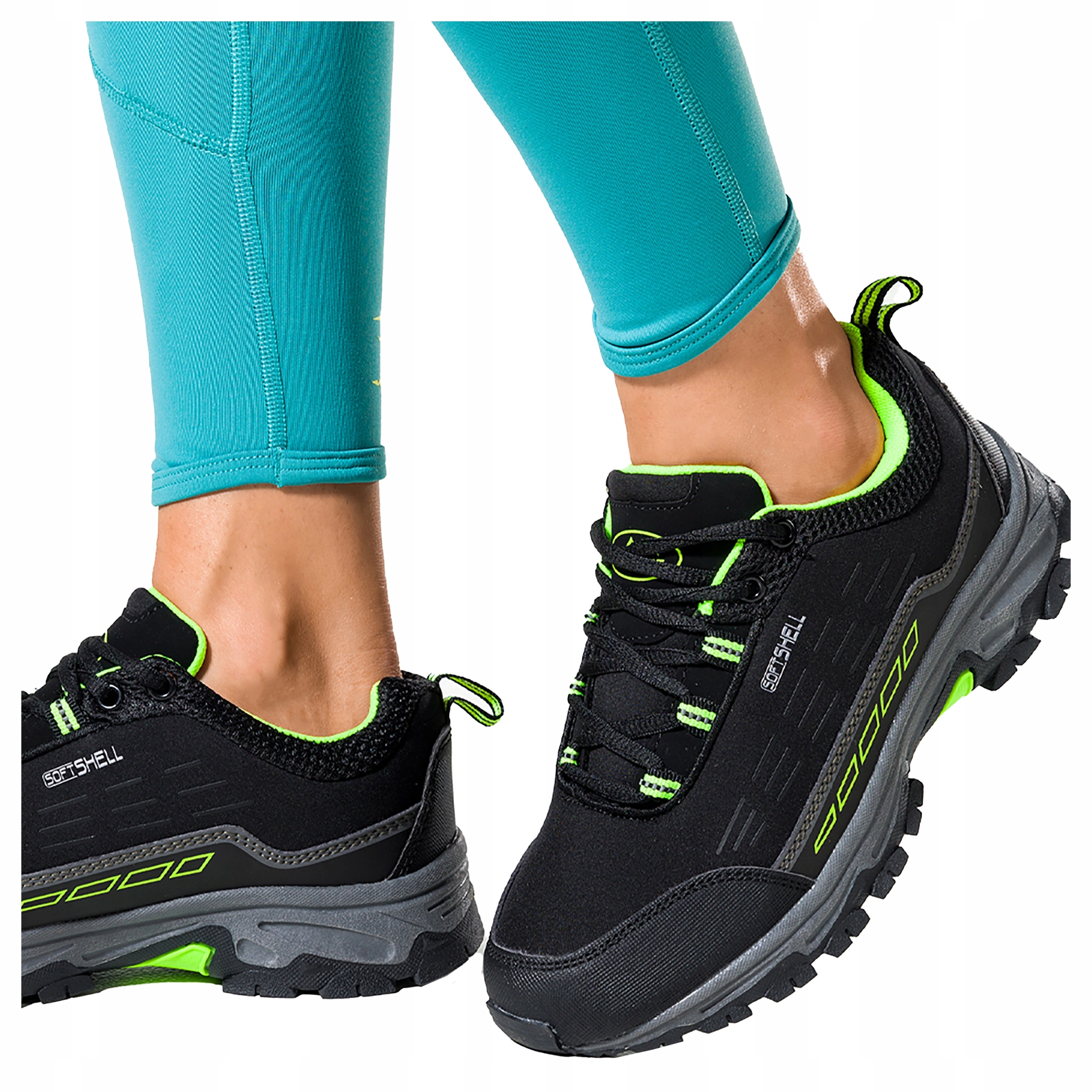 Černé Dámské Horské Trekové Boty Softshell, pohodlné, velikost 40