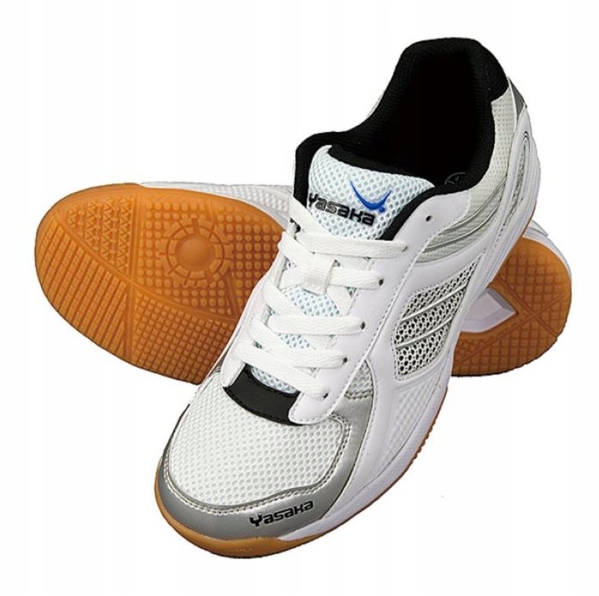 Boty Na Stolní Tenis Ping Ponga bílé velikost 44 Yasaka Impact halové