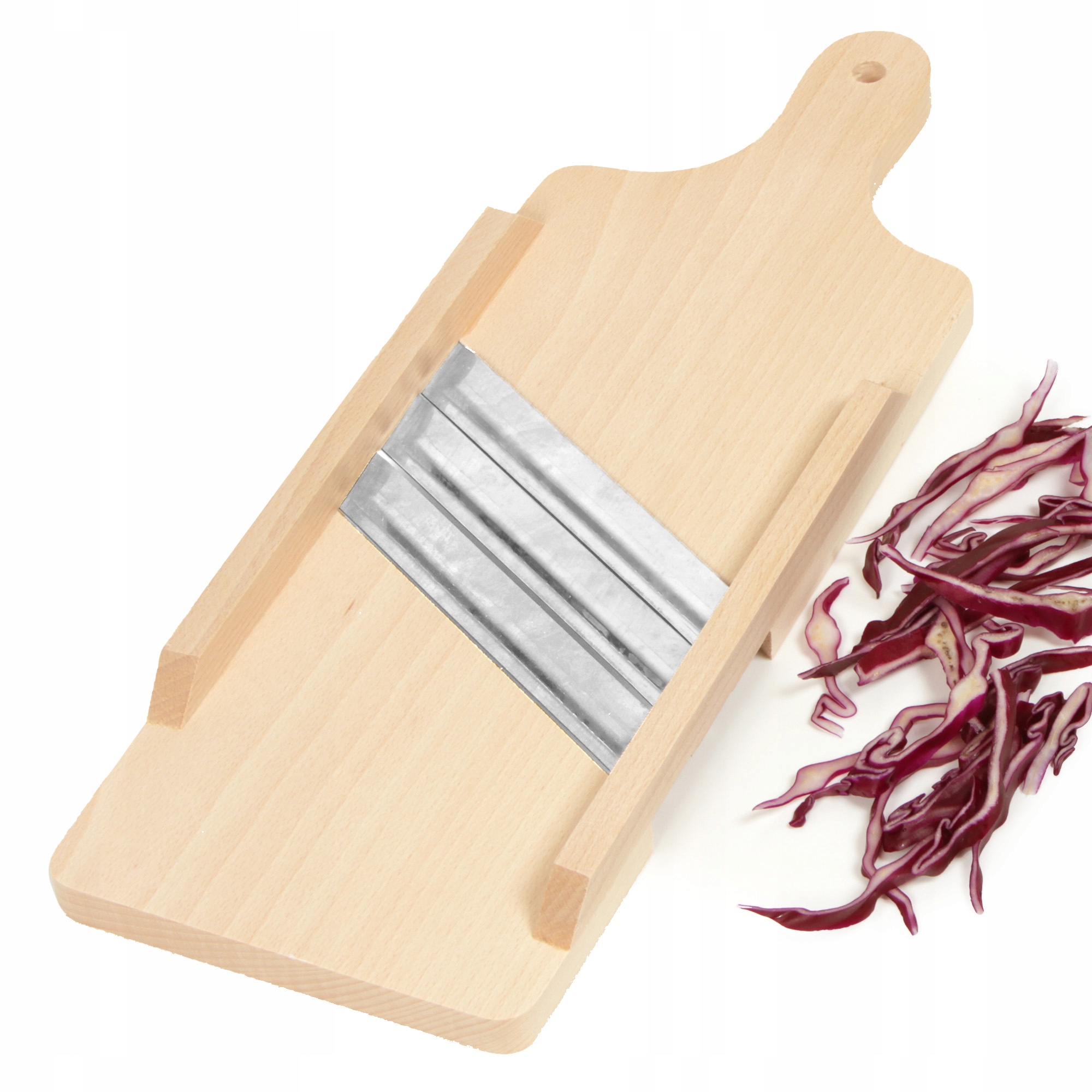 SZATKOWNICA TARKA DO WARZYW KAPUSTY DREWNIANA STAL