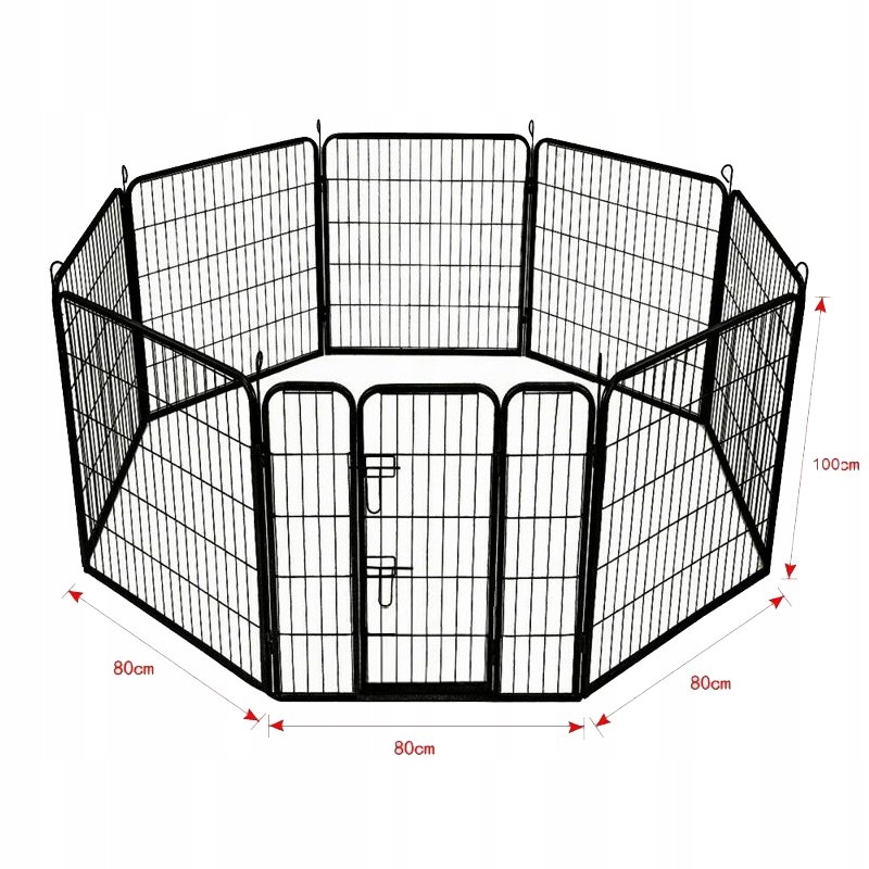 ЗАГОЛОВКА ДЛЯ СОБАК БІГ КЛІТКА ВОРІТКА 80х100 Тип загону