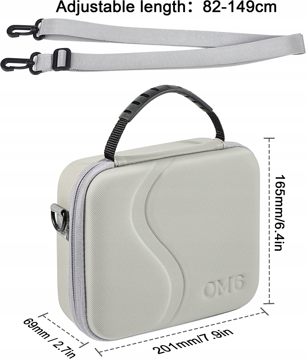 PRZENOŚNA TORBA NA RAMIĘ DO DJI OM6 OSMO MOBILE 6 Kolor szary