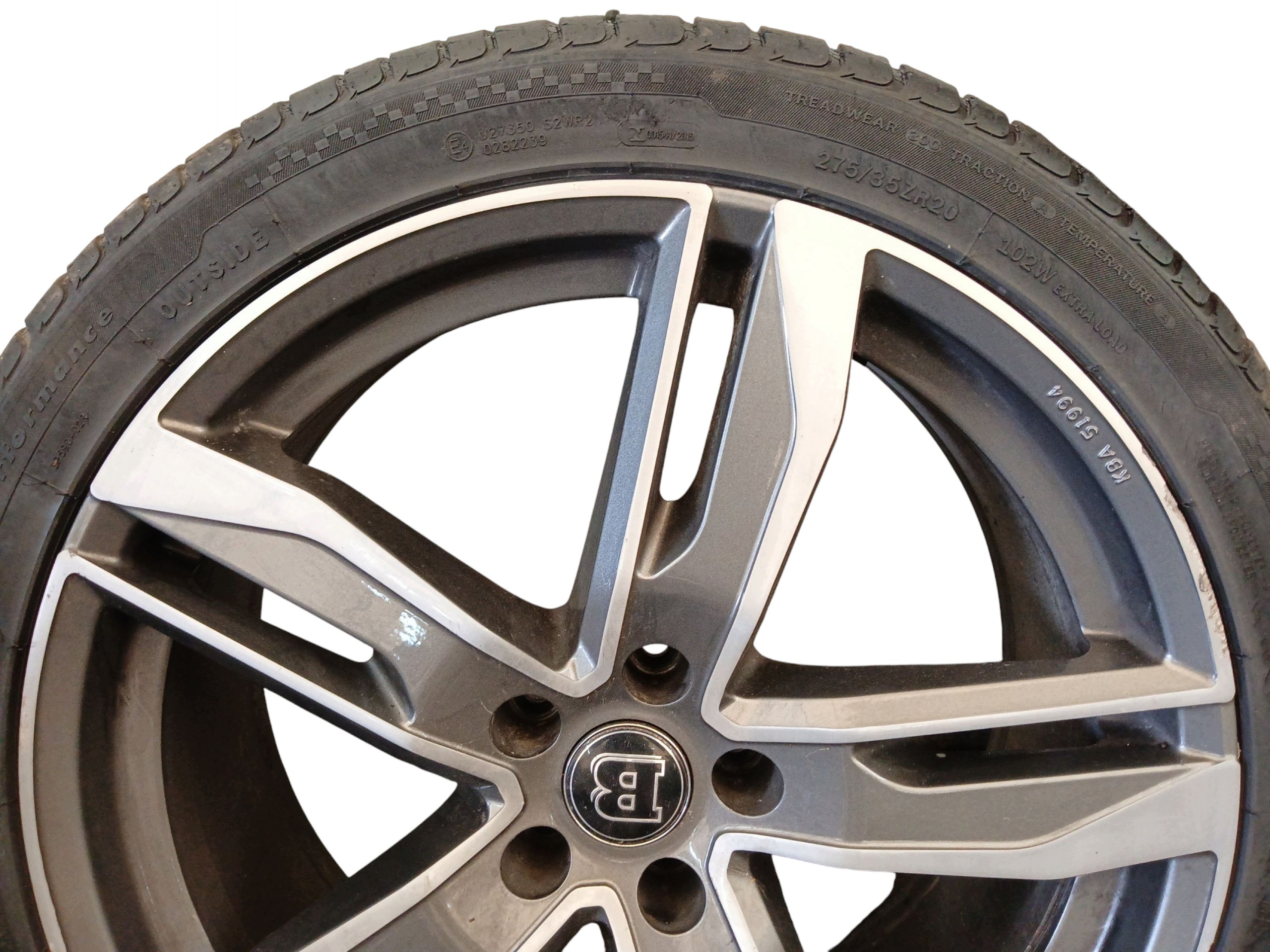 4x CERCHI di alluminio BENTLEY CONTINENTAL GT e 8.5Jx20" 5x112 ET39