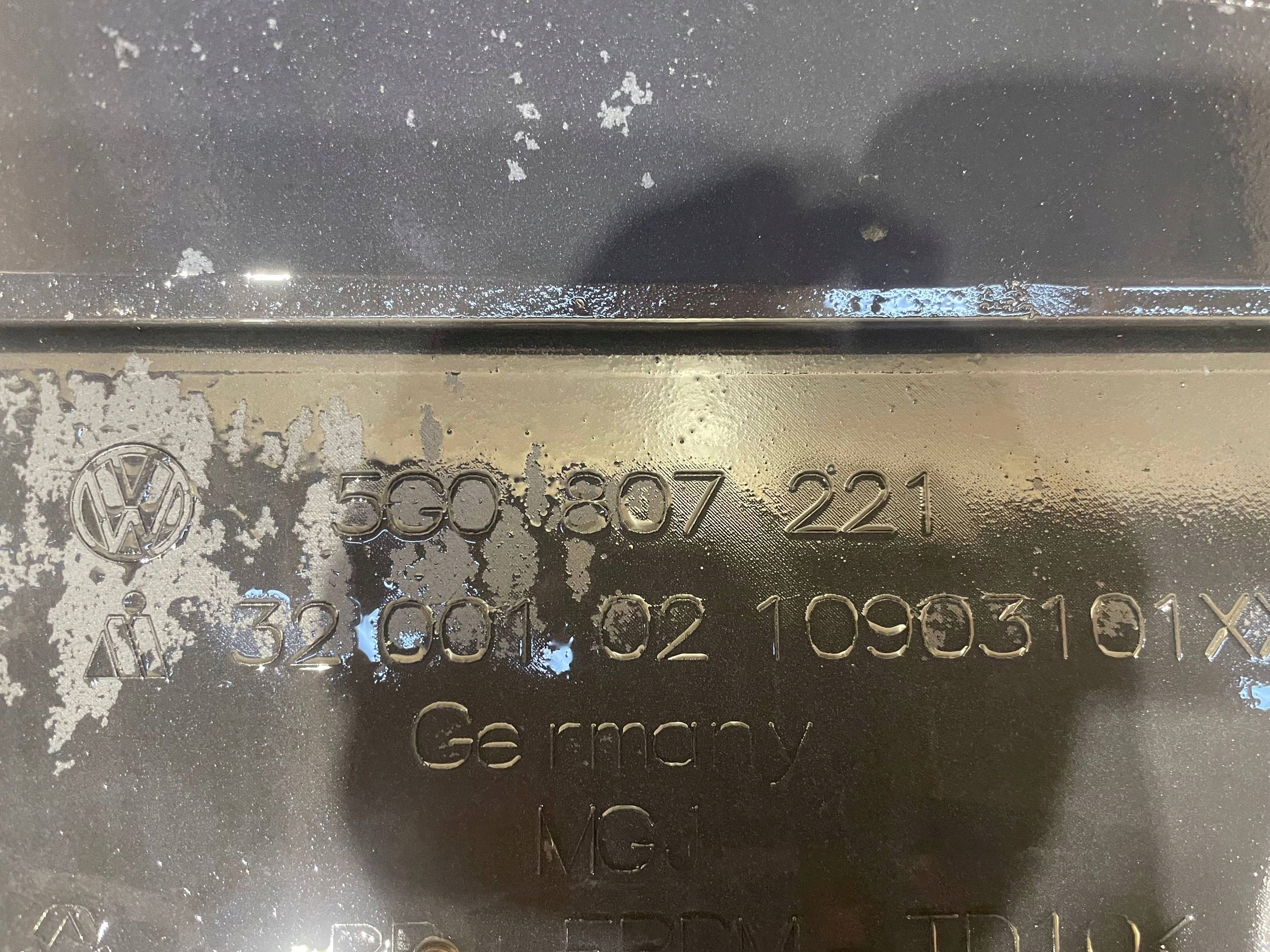 vw GOLF VII 7 5G 12-16 бампер передний