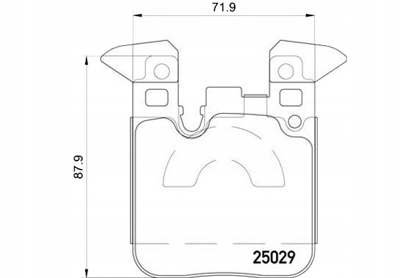 Brembo Brzdové Destičky Bmw 1 F20 11- Zadní Brembo