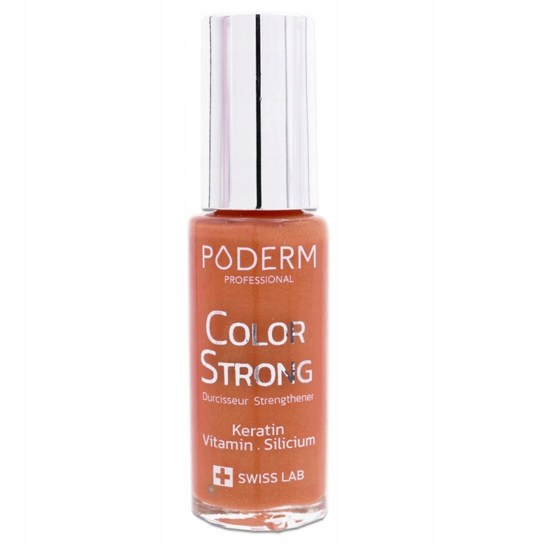 Poderm Color Strong – zpevňující lak na nehty 8 ml