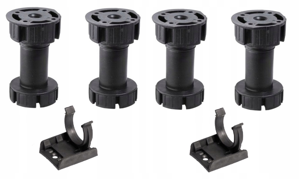 

Noga Nóżka meblowa kuchenna h100 Zestaw 4szt+2klip